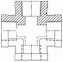Brennan 1/2 x 1/2 x 1/2 x 1/2 Inch (in) Female Pipe Rigid End Style Stainless Steel Cross (00325258)