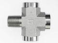 Brennan 3/8 x 3/8 x 3/8 x 3/8 Inch (in) Female Pipe Rigid End Style Cross (00328199)