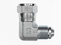 Brennan 1/2 Inch (in) Female Joint Industry Council (JIC) 37 Degree Flare Swivel x 3/4 Inch (in) Male Joint Industry Council (JIC) 37 Degree Flare End Style 90 Degree Elbow (00319501)