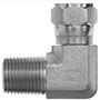 Brennan 5/8 Inch (in) Female Joint Industry Council (JIC) 37 Degree Flare x 1/2 Inch (in) Male Pipe Rigid End Style 90 Degree Elbow (00318686)