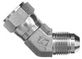 Brennan 3/4 Inch (in) Female Joint Industry Council (JIC) 37 Degree Flare x 3/4 Inch (in) Male Joint Industry Council (JIC) 37 Degree Flare End Style 45 Degree Elbow (00320114)