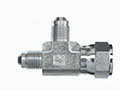 Brennan 1-1/4 Inch (in) Male Joint Industry Council (JIC) 37 Degree Flare x 1-1/4 Inch (in) Female Joint Industry Council (JIC) 37 Degree Flare Swivel x 1-1/4 Inch (in) Male Joint Industry Council (JIC) 37 Degree Flare End Style Tee (04067792)