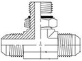 Brennan 1/2 x 1/2 Inch (in) Male Joint Industry Council (JIC) 37 Degree Flare x 1/2 Inch (in) Male O-Ring Boss End Style Tee (00319720)