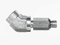 Brennan 1/4 Inch (in) Female O-Ring Boss x 1/4 Inch (in) Male O-Ring Boss End Style 45 Degree Elbow (07258397)