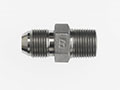 Brennan 1/4 Inch (in) Male Japanese Industrial Standard 30 Degree Flare x 1/4 Inch (in) Male British Standard Pipe Taper End Style Straight Adapter (02478799)