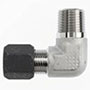 Brennan 1-1/4 Inch (in) Flareless Bite-Type x 1-1/4 Inch (in) Male Pipe Rigid End Style 90 Degree Compression Elbow (01471295)