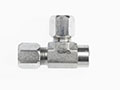 Brennan 3/8 Inch (in) Flareless Bite-Type (2 Sides) x 1/4 Inch (in) Female Pipe Rigid End Style Compression Tee (01471380)