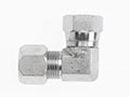 Brennan 3/8 Inch (in) Compression x 3/8 Inch (in) Flareless Bite-Type Swivel End Style 90 Degree Compression Elbow (02186360)