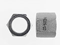 Brennan 1/4 Inch (in) Flat Face O-Ring End Style Nut (00310802)