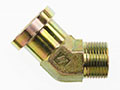 Brennan 1-1/2 Inch (in) Male Flat Face O-Ring x 1-1/2 Inch (in) Code 61 Standard O-Ring Flange End Style 45 Degree Elbow (03518228)