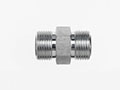 Brennan 1-1/2 Inch (in) Male Flat Face O-Ring End Style x 1-1/2 Inch (in) Male Flat Face O-Ring Steel End Style Straight Adapter (00264400)