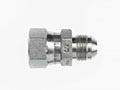 Brennan 1/2 Inch (in) Female Flat Face O-Ring x 1/4 Inch (in) Male Joint Industry Council (JIC) 37 Degree Flare End Style Straight Adapter (02481849)
