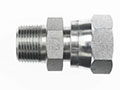 Brennan 3/4 Inch (in) Female Flat Face O-Ring x 3/4 Inch (in) Male Pipe Rigid End Style Straight Adapter (04917609)