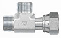 Brennan 3/8 Inch (in) Male Flat Face O-Ring x 3/8 Inch (in) Female Flat Face O-Ring Swivel x 3/8 Inch (in) Male Flat Face O-Ring End Style Tee (00264932)