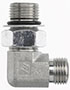 Brennan 1-1/2 Inch (in) Male Flat Face O-Ring x 1-1/2 Inch (in) Male Adjustable O-Ring Boss End Style 45 Degree Elbow (00265027)