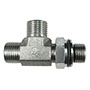 Brennan 3/8 Inch (in) Male Flat Face O-Ring x M16 Male Metric with O-Ring x 3/8 Inch (in) Male Flat Face O-Ring End Style Tee (03951077)