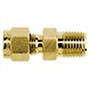Brennan 1/2 Inch (in) Instrumentation x 3/8 Inch (in) Male Pipe Rigid End Straight Adapter (05730836)