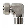 Brennan 1/2 Inch (in) Instrumentation x 1/4 Inch (in) Male Pipe Rigid End Style Stainless Steel 90 Degree Elbow (02914157)