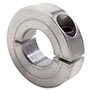 Climax Metal H1C Series 0.3750 Inch (in) Inside Diameter and 1.0625 Inch (in) Outside Diameter One-Piece Aluminum Recessed Screw Clamping Collar (00213916)