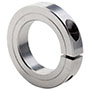 Climax Metal H1C Series 2.0000 Inch (in) Inside Diameter and 3.2500 Inch (in) Outside Diameter One-Piece Aluminum Recessed Screw Clamping Collar (00214158)