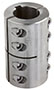 Climax Metal 2MISCC Series 45 Millimeter (mm) Outside Diameter Metric Two-Piece Stainless Steel Industry Standard Clamping Coupling with Keyway (02758527)
