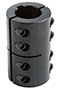 Climax Metal 2.6250 Inch (in) Outside Diameter Two-Piece Industry Standard Clamping Coupling with Keyway (06199883)