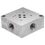 Daman 3/8 Inch (in) National Pipe Thread (NPT) Ports D03 Valve Sub plates
