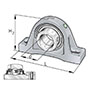 INA (Schaeffler) RASEY Series 1.457 Inch (in) Base Width Pillow Block Ball Bearing Unit (00557081)