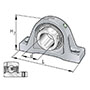 INA (Schaeffler) RAK Series 2.461 Inch (in) Base Width Pillow Block Ball Bearing Unit (00558429)