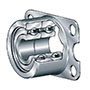 INA (Schaeffler) ZKLR Series 8 Millimeter (mm) Bore Diameter Flange-Mount Ball Bearing Unit (02923936)
