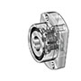 INA (Schaeffler) ZKLFA Series 8 Millimeter (mm) Bore Diameter Flange-Mount Ball Bearing Unit (02925339)