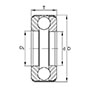 INA (Schaeffler) B Series 1.6875 Inch (in) Bore Diameter Radial and Deep Groove Ball Bearing (04535968)