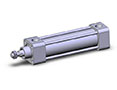 SMC® 1.06 Kilogram (kg) Weight Tie-Rod Air Cylinder (10234355)
