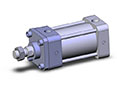 SMC® 1.68 Kilogram (kg) Weight Tie-Rod Air Cylinder (04596605)
