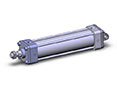 SMC® 2.86 Kilogram (kg) Weight Tie-Rod Air Cylinder (08239522)