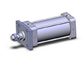 SMC® 6.74 Kilogram (kg) Weight Tie-Rod Air Cylinder (07278380)