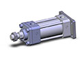 SMC® 1.67 Kilogram (kg) Weight Tie-Rod Air Cylinder (02589323)
