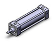 SMC® 1.72 Kilogram (kg) Weight Tie-Rod Air Cylinder (05180026)