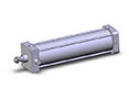 SMC® 6.9 Kilogram (kg) Weight Tie-Rod Air Cylinder (07170657)
