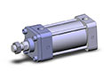 SMC® 1.74 Kilogram (kg) Weight Tie-Rod Air Cylinder (10245668)