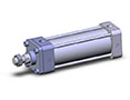 SMC® 2.03 Kilogram (kg) Weight Tie-Rod Air Cylinder (08387712)