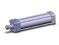 SMC® 2.37 Kilogram (kg) Weight Tie-Rod Air Cylinder (08766078)