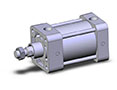 SMC® 3.18 Kilogram (kg) Weight Tie-Rod Air Cylinder (04570767)