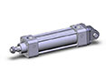 SMC® 1.33 Kilogram (kg) Weight Tie-Rod Air Cylinder (04776334)