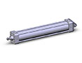 SMC® 3.56 Kilogram (kg) Weight Tie-Rod Air Cylinder (03507266)
