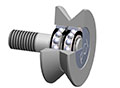 PCI Procal Inc. VTR Series 3.5000 Inch (in) Roller Diameter V-Groove Track Roller (00088671)