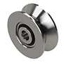 PCI Procal Inc. VTRY-SS Series 0.4380 Inch (in) Bore Diameter V-Groove Yoke Track Roller (07148461)