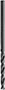 Precision Twist Drill® #47 Size and 1 Inch (in) Flute Length Oxide Finish/Coating Aircraft/Extra Long Drill Bit (01688855)