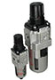 SMC® 1/4 Inch (in) Port Size Filter with Regulators (03808691)