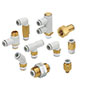 SMC® Push-to-Connect Pneumatic Tube Adapters